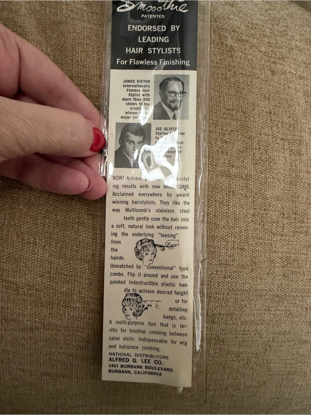 Smoothie Professional Hair Styling Tool Vintage